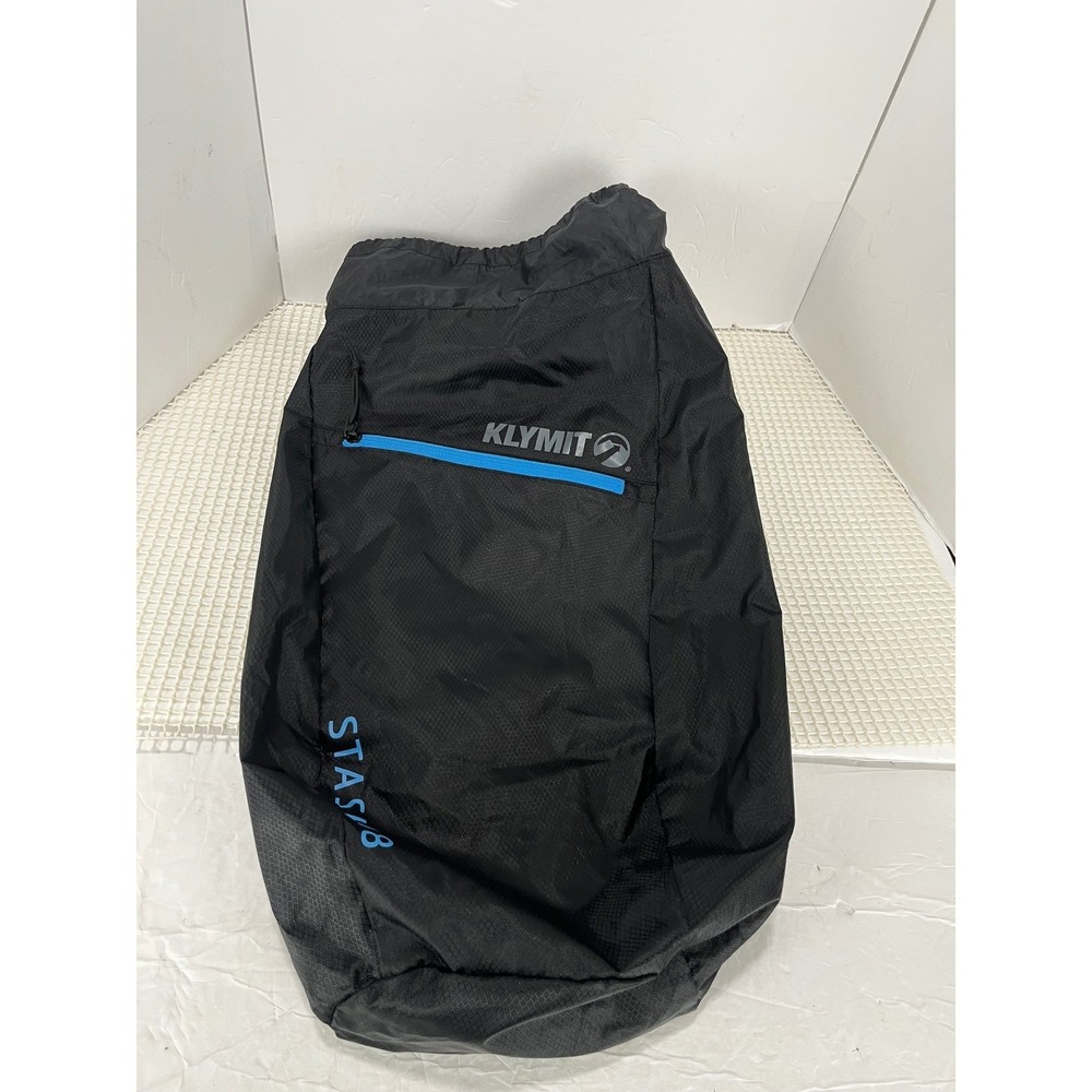 Klymit Stash 18 Air Frame Backpack Black Blue Hiking Daypack 12ST01BKB